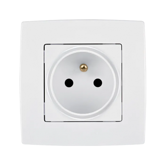 Priza, standard, francez, Alb, Elmark, City, 190211F - Vezi Detalii Complete Priza, standard, francez, Alb, Elmark, City, 190211F - imaginea produsului 190211F din categoria Elmark City