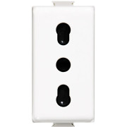 Priza, standard, Italian, 2P+T, 10/16A, 1M, Alba, AM5180-EU, Bticino, Matix, AM5180-EU