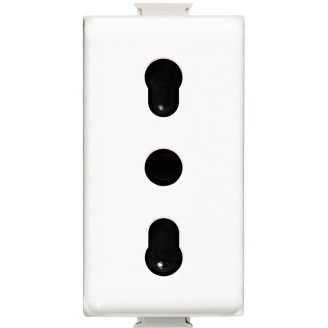 Priza, standard, Italian, 2P+T, 10/16A, 1M, Alba, AM5180-EU, Bticino, Matix, AM5180-EU