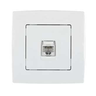 Priza, telefon, RJ11, Alb, Elmark, City, 190261 Priza, telefon, RJ11, Alb, Elmark, City, 190261