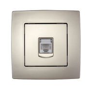 Priza, telefon, RJ11, Sampanie, Elmark, City, 190262