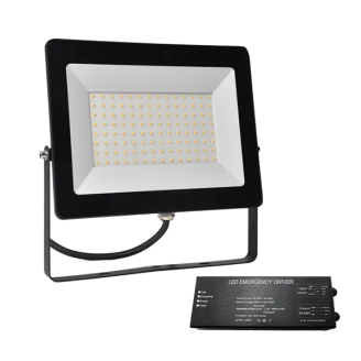 Proiector, LED, Helios, 100W, 5000K-5500K, Negru, +, Kit, Emergenta, IP65, 98HELIOS100E - imaginea produsului 98HELIOS100E din categoria Proiectoare LED