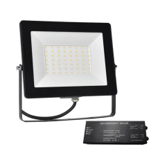 Proiector, LED, Helios, 50W, 5000K-5500K, Negru, +, Kit, Emergenta, IP65, 98HELIOS50E