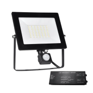 Proiector, LED, Helios, 50W, Negru, 5500K, Cu, Senzor, +, Kit, Emergenta, IP65, 98HELIOS50SENE