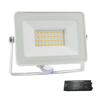 Proiector, LED, VEGA30, Slim, 30W, 3000K, Alb, +, Kit, Emergenta, IP65, 98VEGA30WW/WHE