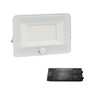 Proiector, LED, VEGA30, Slim, SMD, 30W, 5500K, Cu, Senzor, Alb, +, Kit, Emergenta, IP65, 98VEGA30SS/WHE