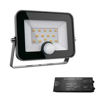 Proiector, LED, VEGA50, Slim, SMD, 50W, 5500K, Negru, Cu, Senzor, +, Kit, Emergenta, IP65, 98VEGA50SSE - imaginea produsului 98VEGA50SSE din categoria Proiectoare LED