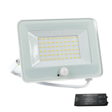 Proiector, LED, VEGA50, Slim, SMD, Cu, Senzor, 3000K, Alb, +, Kit, Emergenta, IP65, 98VEGA50SWW/WHE