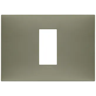 Rama, 1, modul, central, (se, monteaza, pe, suport, de, 3M), plastic, Matt, Metal, argila, Vimar, NEVE, UP, 09671.13 - imaginea produsului 09671.13 din categoria Vimar NEVE UP