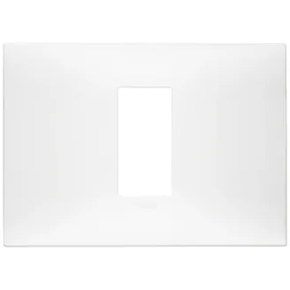 Rama, 1, modul, central, (se, monteaza, pe, suport, de, 3M), plastic, Matt, alb, Vimar, NEVE, UP, 09671.11 - imaginea produsului 09671.11 din categoria Vimar NEVE UP