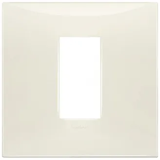 Rama, 1M, plastic, Glossy, alb, fildes, Vimar, NEVE, UP, 09661.02 - imaginea produsului 09661.02 din categoria Vimar NEVE UP