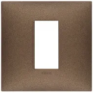 Rama, 1M, plastic, Matt, Metal, cupru, Vimar, NEVE, UP, 09661.24