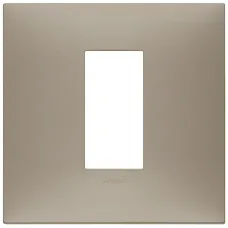 Rama, 1M, plastic, Matt, gri, porumbel, Vimar, NEVE, UP, 09661.12