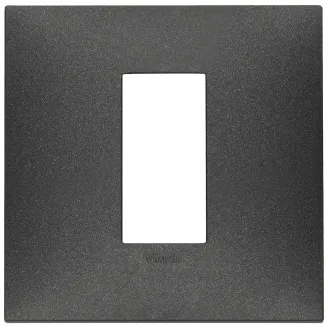 Rama, 1M, plastic, , carbon, matt, Vimar, NEVE, UP, 09661.14 Rama, 1M, plastic, , carbon, matt, Vimar, NEVE, UP, 09661.14