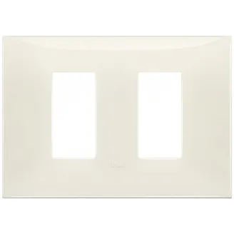 Rama, 2, module, laterale, (se, monteaza, pe, suport, de, 3M), plastic, ivory, Vimar, NEVE, UP, 09679.02