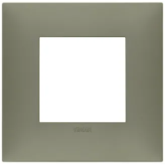 Rama, 2M, plastic, Matt, Metal, argila, Vimar, NEVE, UP, 09662.13 - imaginea produsului 09662.13 din categoria Vimar NEVE UP