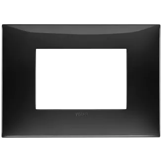 Rama, 3M, plastic, Glossy, negru, Vimar, NEVE, UP, 09673.04 Rama, 3M, plastic, Glossy, negru, Vimar, NEVE, UP, 09673.04