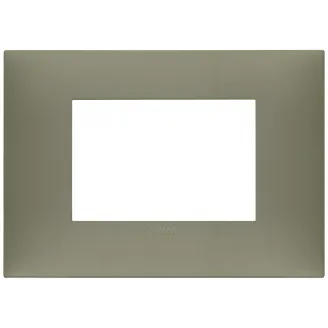 Rama, 3M, plastic, Matt, Metal, argila, Vimar, NEVE, UP, 09673.13 - imaginea produsului 09673.13 din categoria Vimar NEVE UP