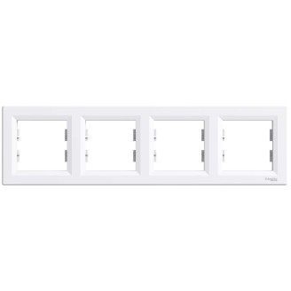 Rama, 4, aparate, Alb, Schneider, Asfora, EPH5800421 - imaginea produsului EPH5800421 din categoria Schneider Asfora