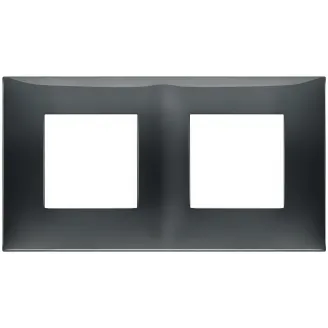 Rama, 4M, (2+2)x71, plastic, Glossy, gri, ardezie, Vimar, NEVE, UP, 09664.03 - imaginea produsului 09664.03 din categoria Vimar NEVE UP
