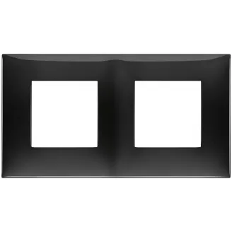 Rama, 4M, (2+2)x71, plastic, Glossy, negru, Vimar, NEVE, UP, 09664.04