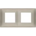 Rama, 4M, (2+2)x71, plastic, Matt, Metal, titanium, Vimar, NEVE, UP, 09664.23