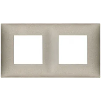 Rama, 4M, (2+2)x71, plastic, Matt, Metal, titanium, Vimar, NEVE, UP, 09664.23