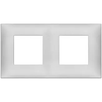 Rama, 4M, (2+2)x71, plastic, Matt, argintiu, Vimar, NEVE, UP, 09664.21 - imaginea produsului 09664.21 din categoria Vimar NEVE UP