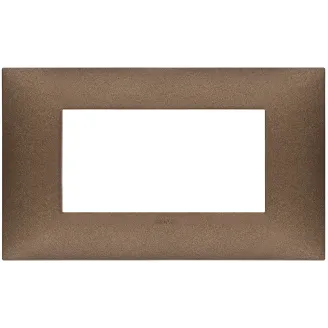 Rama, 4M, plastic, Matt, Metal, cupru, Vimar, NEVE, UP, 09674.24 - imaginea produsului 09674.24 din categoria Vimar NEVE UP