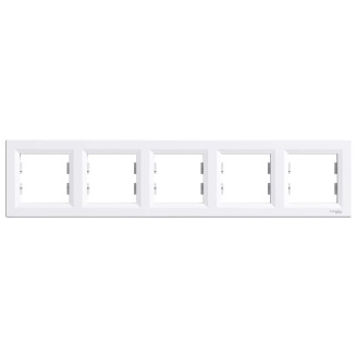 Rama, 5, aparate, Alb, Schneider, Asfora, EPH5800521 - imaginea produsului EPH5800521 din categoria Schneider Asfora