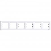 Rama, 6, aparate, Alb, Schneider, Asfora, EPH5800621 Rama, 6, aparate, Alb, Schneider, Asfora, EPH5800621