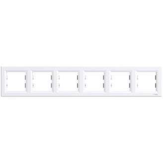 Rama, 6, aparate, Alb, Schneider, Asfora, EPH5800621 - Vezi Detalii Complete Rama, 6, aparate, Alb, Schneider, Asfora, EPH5800621 - imaginea produsului EPH5800621 din categoria Schneider Asfora
