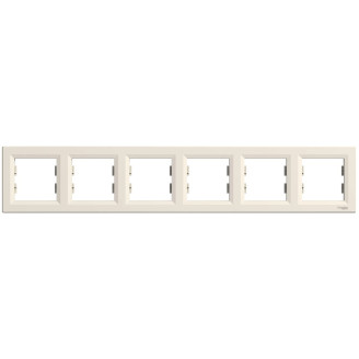 Rama, 6, aparate, Crem, Schneider, Asfora, EPH5800623 - Vezi Detalii Complete Rama, 6, aparate, Crem, Schneider, Asfora, EPH5800623 - imaginea produsului EPH5800623 din categoria Schneider Asfora