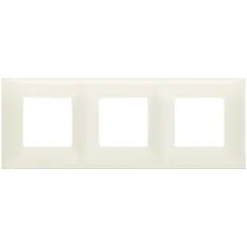 Rama, 6M, (2+2+2)x71, plastic, Glossy, alb, fildes, Vimar, NEVE, UP, 09666.02