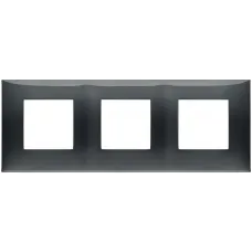 Rama, 6M, (2+2+2)x71, plastic, Glossy, gri, ardezie, Vimar, NEVE, UP, 09666.03