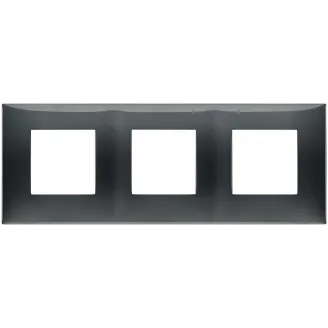 Rama, 6M, (2+2+2)x71, plastic, Glossy, gri, ardezie, Vimar, NEVE, UP, 09666.03 - imaginea produsului 09666.03 din categoria Vimar NEVE UP