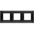 Rama, 6M, (2+2+2)x71, plastic, Glossy, negru, Vimar, NEVE, UP, 09666.04