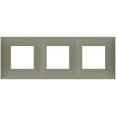 Rama, 6M, (2+2+2)x71, plastic, Matt, Metal, argila, Vimar, NEVE, UP, 09666.13