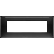 Rama, 7M, plastic, Glossy, negru, Vimar, NEVE, UP, 09677.04 Rama, 7M, plastic, Glossy, negru, Vimar, NEVE, UP, 09677.04
