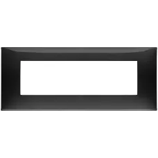 Rama, 7M, plastic, Glossy, negru, Vimar, NEVE, UP, 09677.04 Rama, 7M, plastic, Glossy, negru, Vimar, NEVE, UP, 09677.04