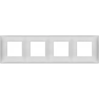 Rama, 8M(2+2+2+2)x71techn.matt, silver, Vimar, NEVE, UP, 09668.21 - imaginea produsului 09668.21 din categoria Vimar NEVE UP