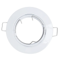 Rama Spot, SA-51R, Alb, Rotund, Incastrat, 1 X GU10, 230V, 80 mm, IP20, Elmark, 9251R/W