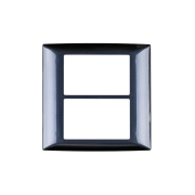 Rama, ornament, 2, X, 3, module, Negru, Elmark, Lecce, 26605