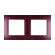 Rama, ornament, 2, aparate, Bordo, metalizat, Elmark, City, 190559 Rama, ornament, 2, aparate, Bordo, metalizat, Elmark, City, 190559