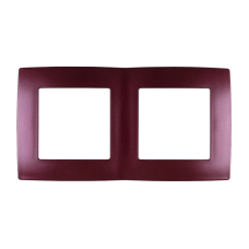 Rama, ornament, 2, aparate, Bordo, metalizat, Elmark, City, 190559 Rama, ornament, 2, aparate, Bordo, metalizat, Elmark, City, 190559