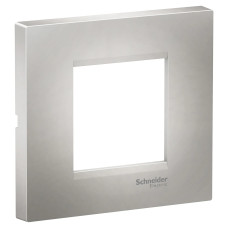 Rama, ornament, 2, module, Plata, Argintiu, Schneider, Easy, Styl, LMR7262004