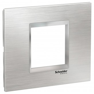 Rama, ornament, 2, module, Inox, Argintiu/Crom, Schneider, Easy, Styl, LMR7762038 Rama, ornament, 2, module, Inox, Argintiu/Crom, Schneider, Easy, Styl, LMR7762038