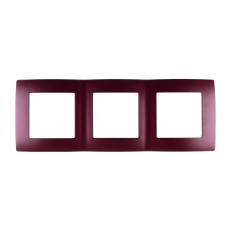 Rama, ornament, 3, aparate, Bordo, metalizat, Elmark, City, 190669 Rama, ornament, 3, aparate, Bordo, metalizat, Elmark, City, 190669