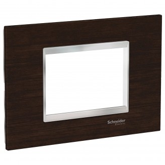 Rama, ornament, 3, module, Lemn, Wenge/Crom, Schneider, Easy, Styl, LMR7843038