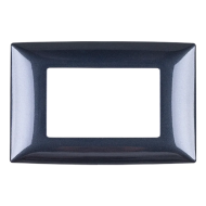Rama, ornament, 3, module, Negru, Elmark, Lecce, 26305